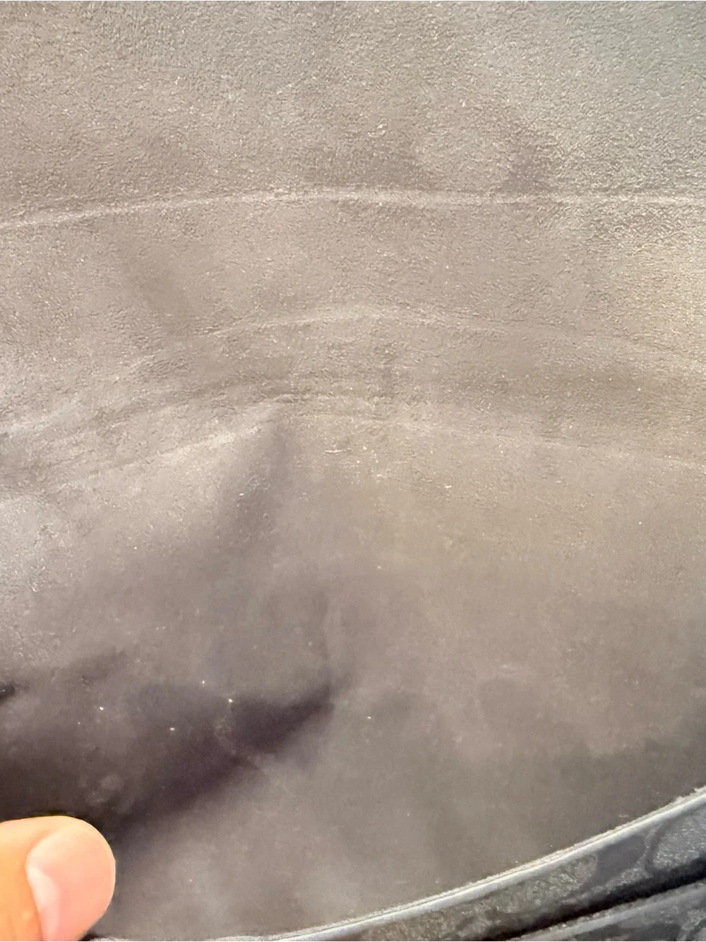 Coach Black Charcoal Signature Canvas Clutch